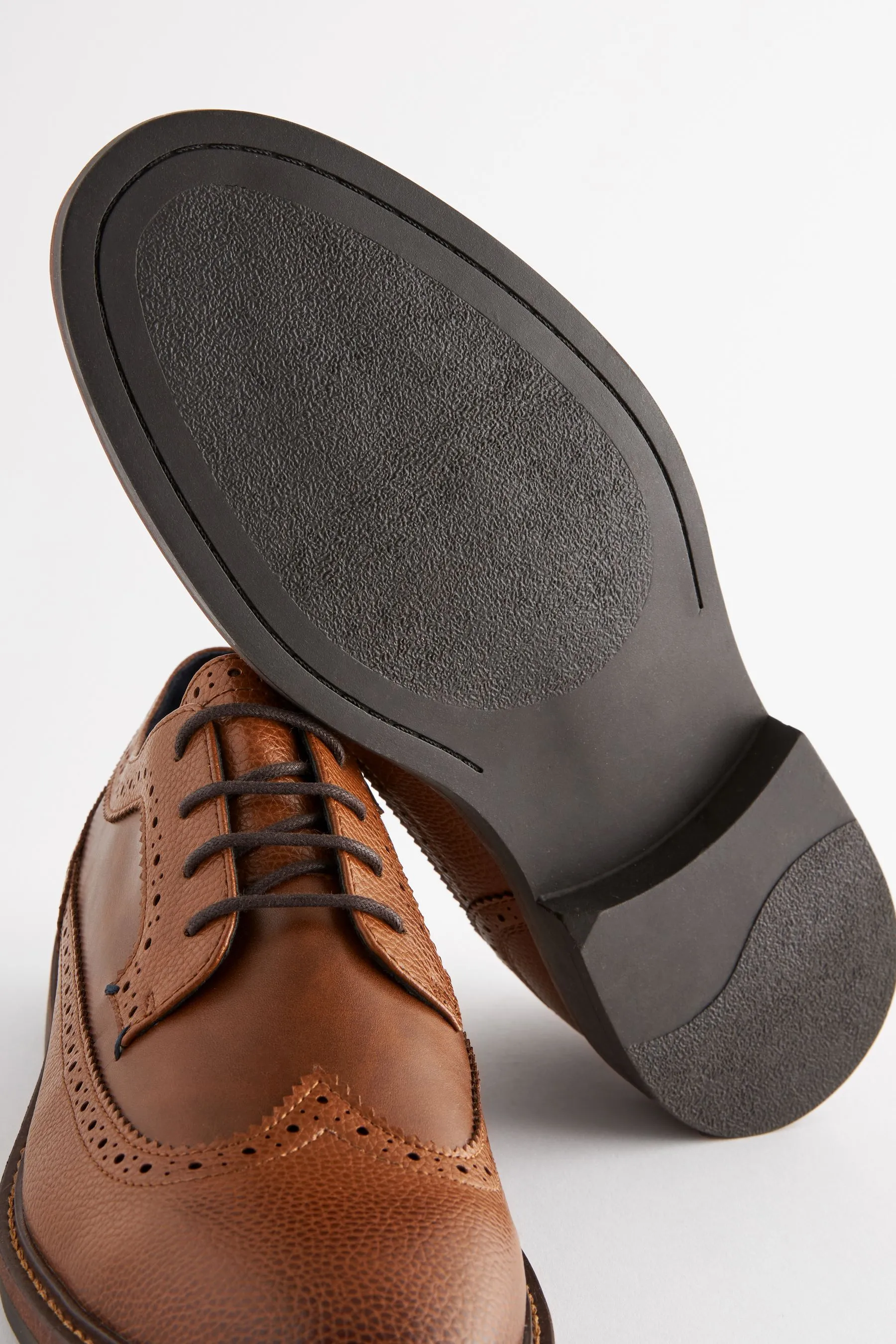 Marrone chiaro   - Scarpe brogue con suola spessa